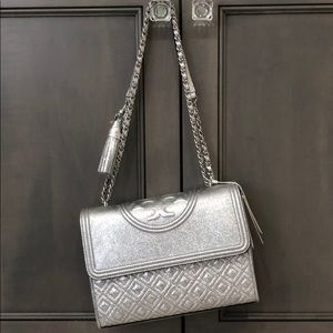 Tory Burch Fleming Convertible Leather ShoulderBag